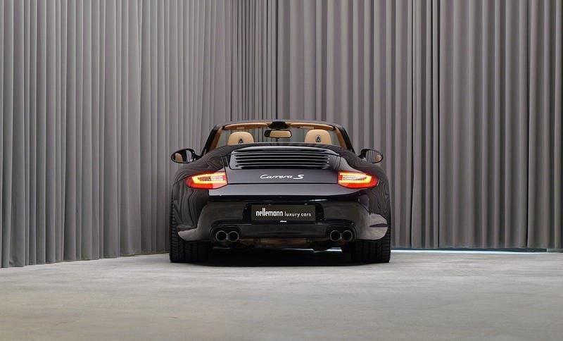 Brugt Porsche 911 Carrera S Cabriolet 385 HK (283 kW) 2010 Sortmetal Cabriolet