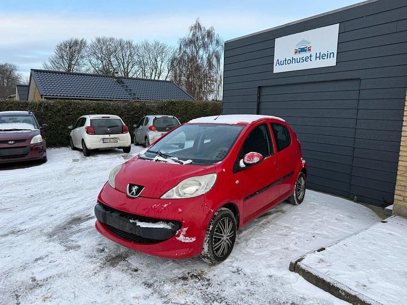 Brugt Peugeot 107 68 HK (50 kW) 2006 Rød Hatchback