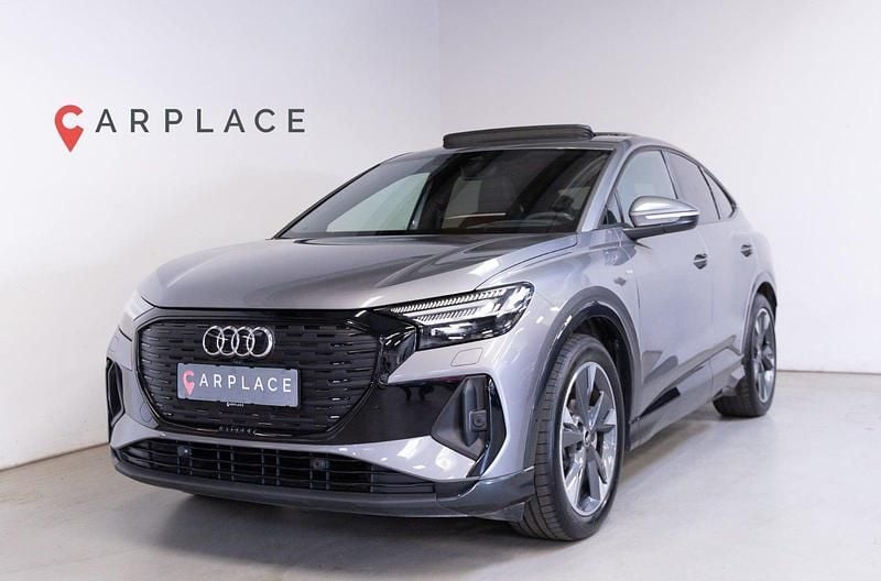 Gråmetal Brugt 2023 Audi Q4 Sportback e-tron S-Line SUV | 349.900 kr. (Fair pris) - Billede 1/4