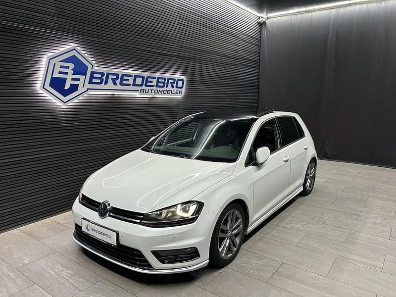 Blåmetal Brugt 2016 VW Golf VII R-line Hatchback | 174.500 kr. (Dyr) - Billede 1/4