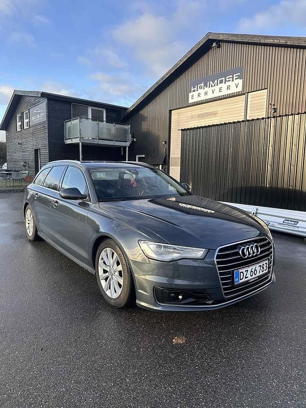 grå/blå Brugt 2015 Audi A6 S-Line Stationcar | 219.900 kr. (God pris) - Billede 1/8