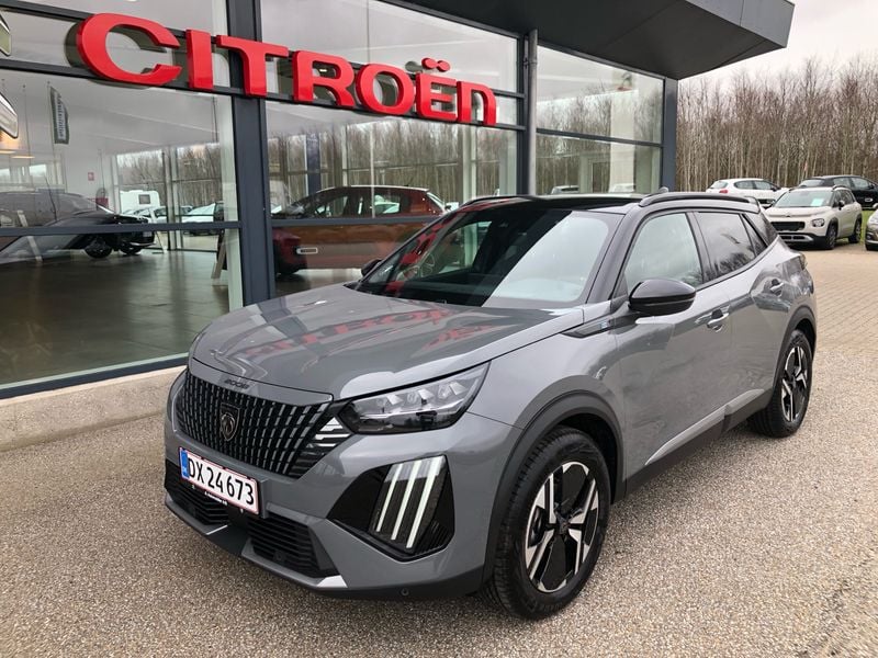 Grå selenium Brugt 2023 Peugeot e-2008 SUV | 279.900 kr. - Billede 1/4