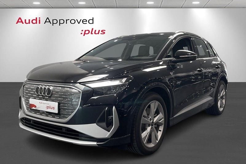 Sortmetal Brugt 2025 Audi Q4 e-tron S-Line SUV | 389.900 kr. (God pris) - Billede 1/4