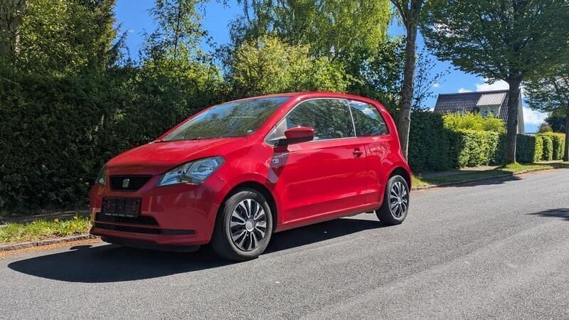 Brugt Seat Mii Style 60 HK (44 kW) 2013 Rød Hatchback