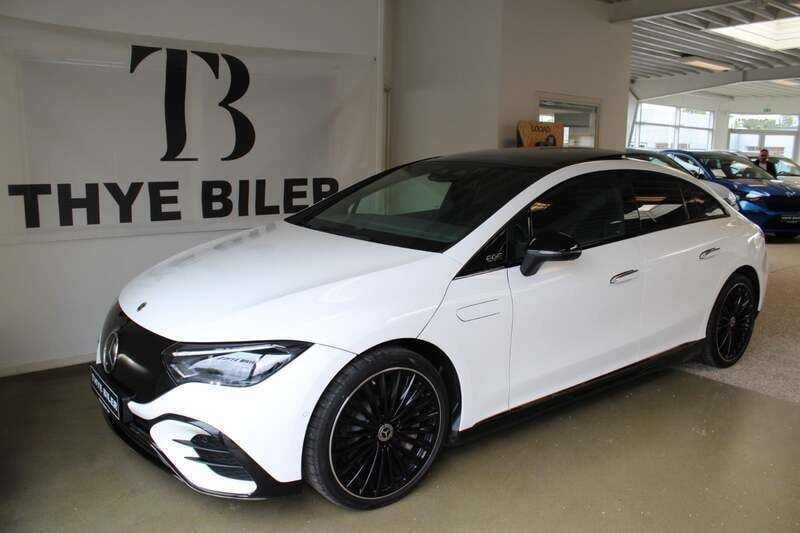 Hvid Brugt 2022 Mercedes EQE350 AMG line Sedan | 449.900 kr. (Dyr) - Billede 1/4
