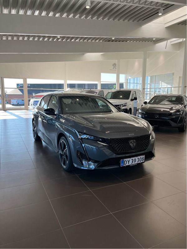 Brugt Peugeot e-308 114 kW (156 HK) 2024 Grå selenium Hatchback
