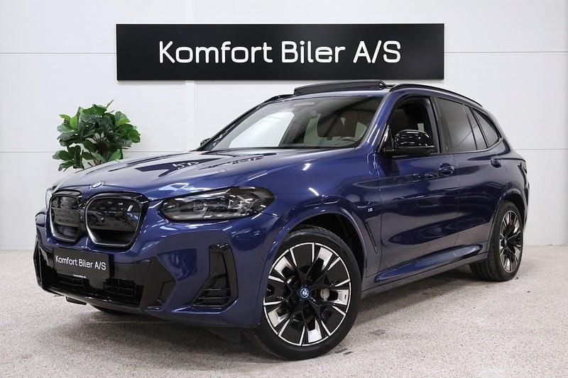 Blåmetal Brugt 2022 BMW iX3 M Sport SUV | 339.800 kr. (Fair pris) - Billede 1/4