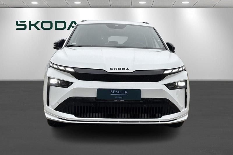 Brugt Skoda Enyaq iV SportLine 210 kW (286 HK) 2025 Hvidmetal SUV