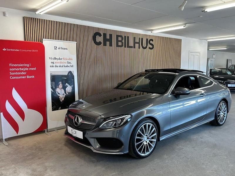 Koksmetal Brugt 2016 Mercedes C250 AMG line Coupe | 299.500 kr. - Billede 1/4