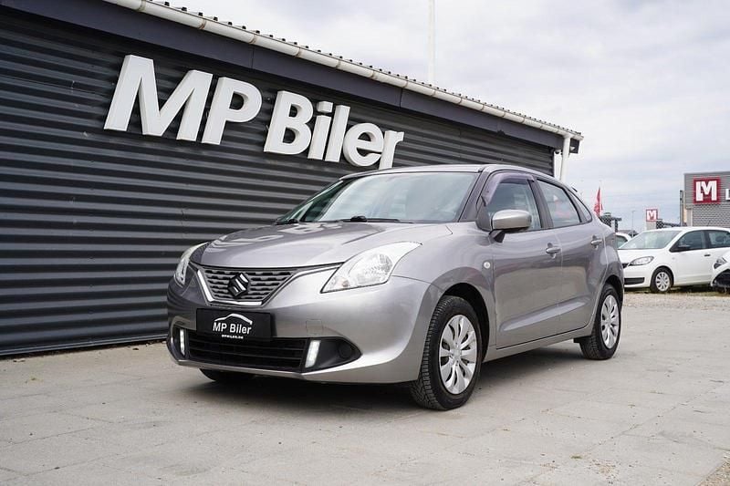 Sølvmetal Brugt 2017 Suzuki Baleno Active Hatchback | 79.900 kr. (Fair pris) - Billede 1/4