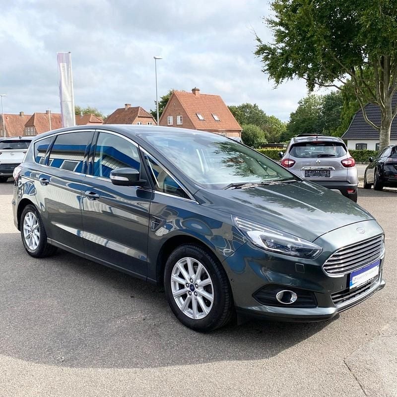 Gråmetal Brugt 2015 Ford S-MAX Titanium MPV | 139.900 kr. (Lidt for dyr) - Billede 1/4