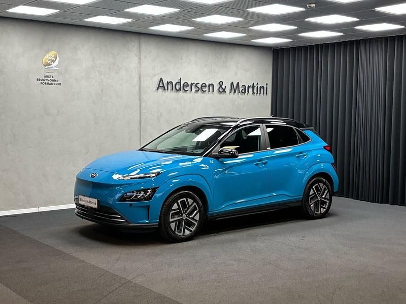Blå Brugt 2021 Hyundai Kona Trend SUV | 153.900 kr. (Fair pris) - Billede 1/4