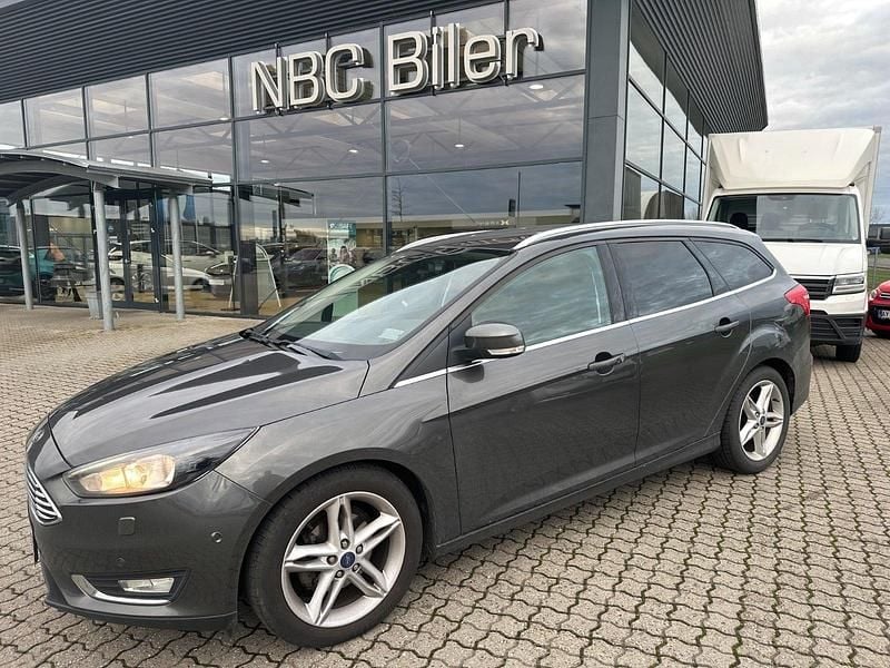 Koksmetal Brugt 2017 Ford Focus Titanium Stationcar | 74.780 kr. (God pris) - Billede 1/4