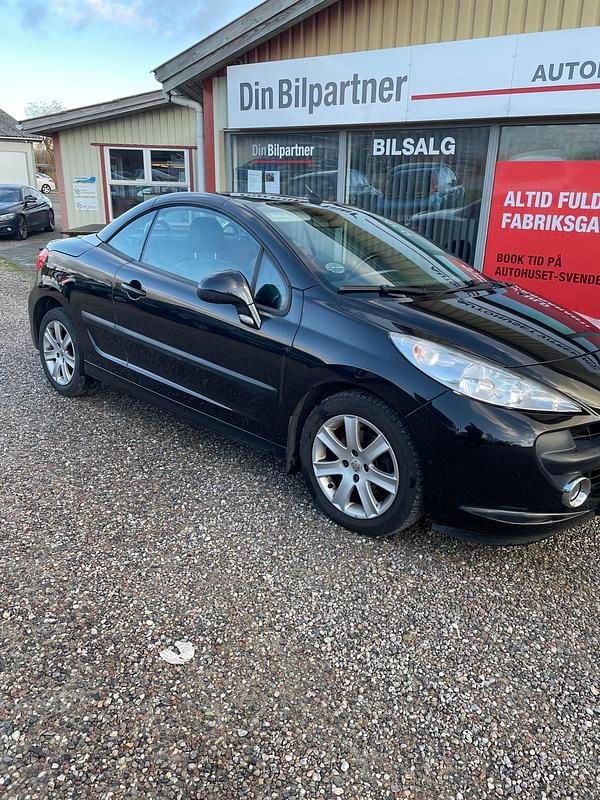 Sort Brugt 2007 Peugeot 207 CC Sport Cabriolet | 39.800 kr. (God pris) - Billede 1/8