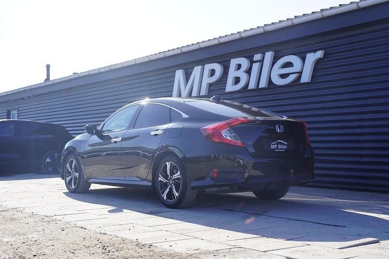 Brugt Honda Civic Executive 182 HK (133 kW) 2018 Sortmetal Sedan