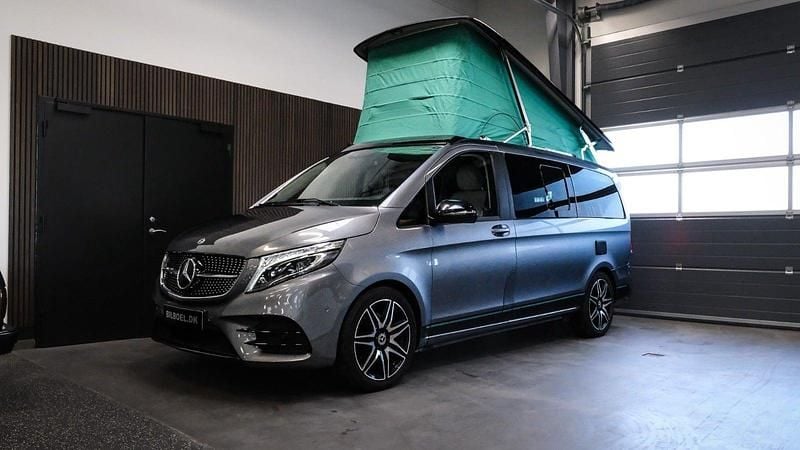 Gråmetal Brugt 2021 Mercedes V300 Marco Polo MPV | 999.800 kr. - Billede 1/4