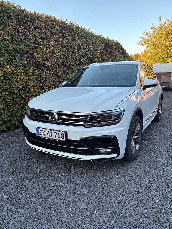 Hvidmetal Brugt 2018 VW Tiguan R-line SUV | 224.990 kr. (Super pris) - Billede 1/4