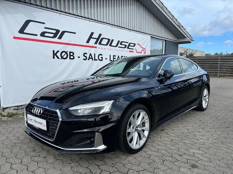 Sortmetal Brugt 2020 Audi A5 Sportback Advanced Hatchback | 259.900 kr. (God pris) - Billede 1/4
