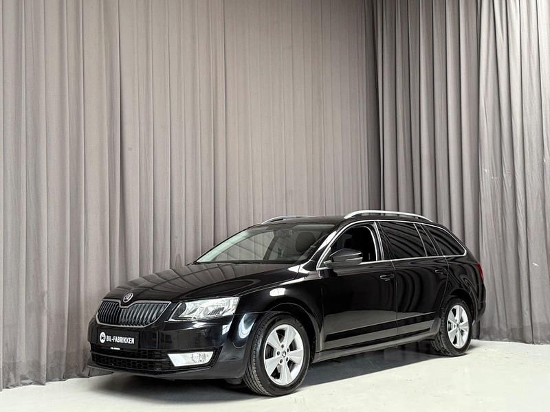 Sortmetal Brugt 2014 Skoda Octavia Elegance Stationcar | 59.900 kr. (God pris) - Billede 1/4