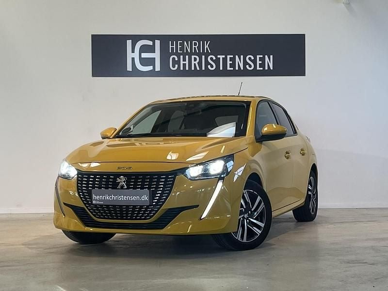 Brugt Peugeot 208 Allure 100 HK (73 kW) 2021 Gul metal Hatchback