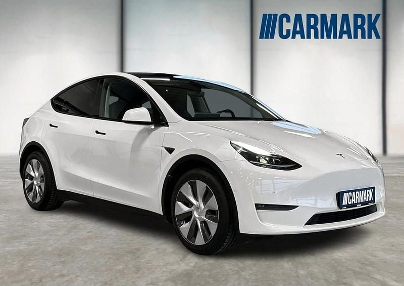 Hvid Brugt 2022 Tesla Model Y Long Range AWD SUV | 249.900 kr. (Fair pris) - Billede 1/4