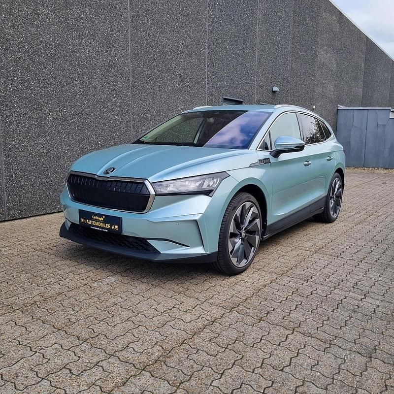 Arctic silver Brugt 2021 Skoda Enyaq iV Suite SUV | 234.800 kr. (Fair pris) - Billede 1/4