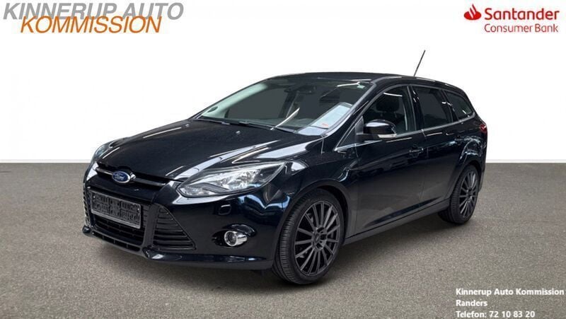 Sort Brugt 2014 Ford Focus Titanium Stationcar | 74.900 kr. - Billede 1/4