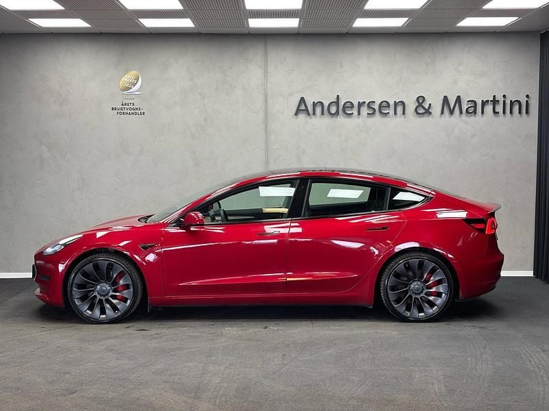 Brugt Tesla Model 3 Performance 392 kW (534 HK) 2022 Roedmetal Sedan