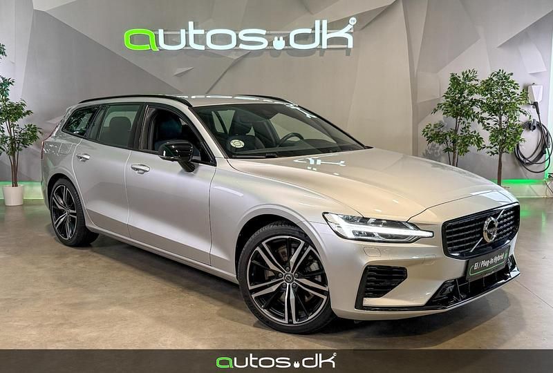 Sølvmetal Brugt 2021 Volvo V60 Stationcar | 369.000 kr. - Billede 1/4