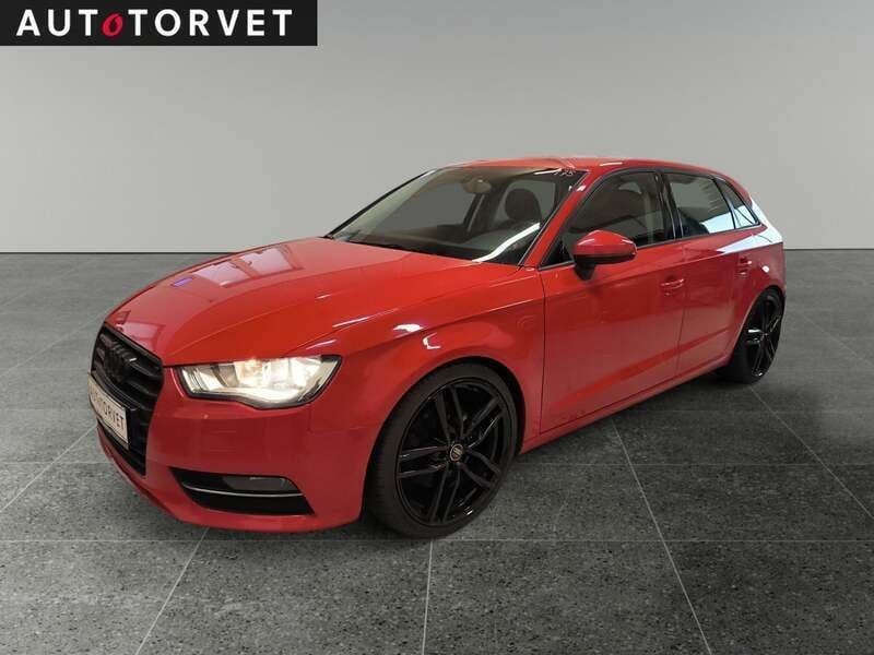 Rød Brugt 2013 Audi A3 Sportback Ambition Hatchback | 107.700 kr. (Fair pris) - Billede 1/4