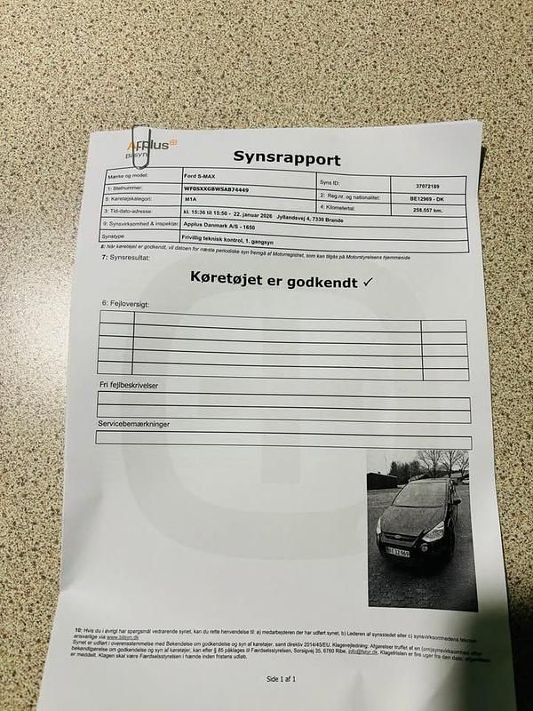 Brugt Ford S-MAX S 163 HK (119 kW) 2010 MPV