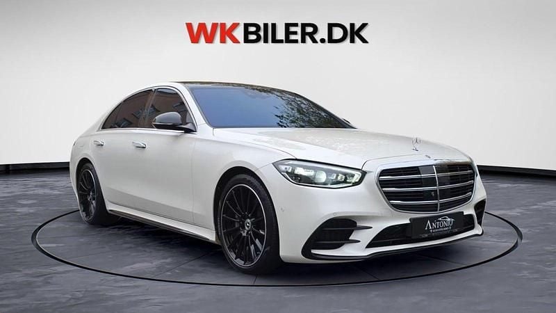 Hvidmetal Brugt 2022 Mercedes S580 AMG line Sedan | 1.349.900 kr. - Billede 1/4