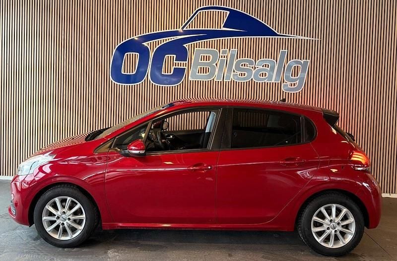 Brugt Peugeot 208 Active 100 HK (73 kW) 2015 Mørkrødmetal Hatchback
