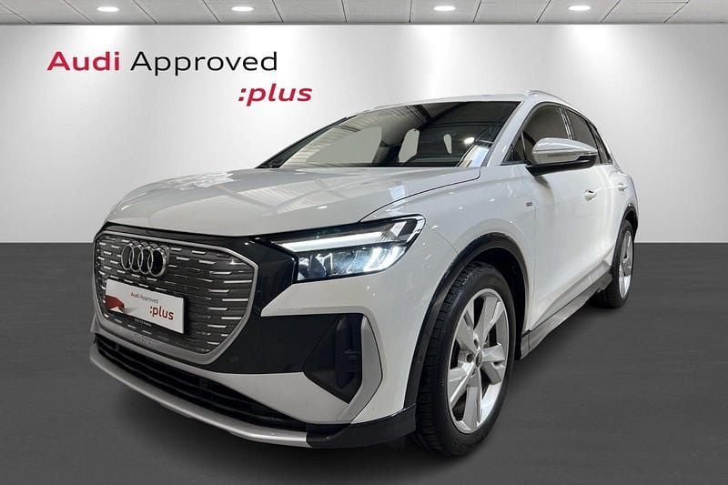 Hvidmetal Brugt 2024 Audi Q4 e-tron S-Line SUV | 384.900 kr. - Billede 1/4