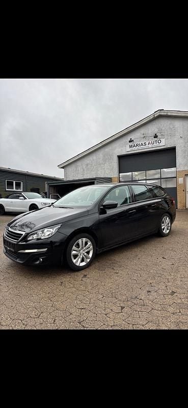 Brugt Peugeot 308 Active 120 HK (88 kW) 2016 Sort Stationcar