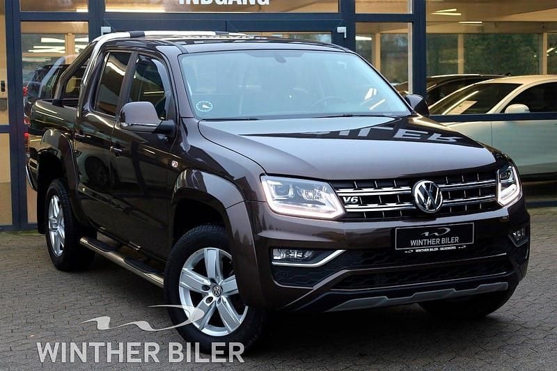 Brunmetal Brugt 2021 VW Amarok Highline Afhentning | 279.900 kr. - Billede 1/4