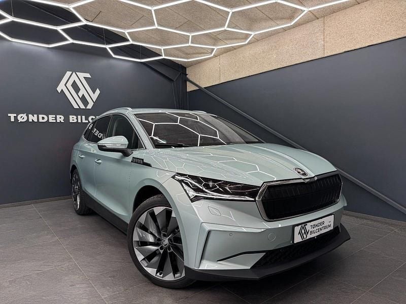 Hvid Brugt 2021 Skoda Enyaq iV Suite SUV | 269.500 kr. (God pris) - Billede 1/4