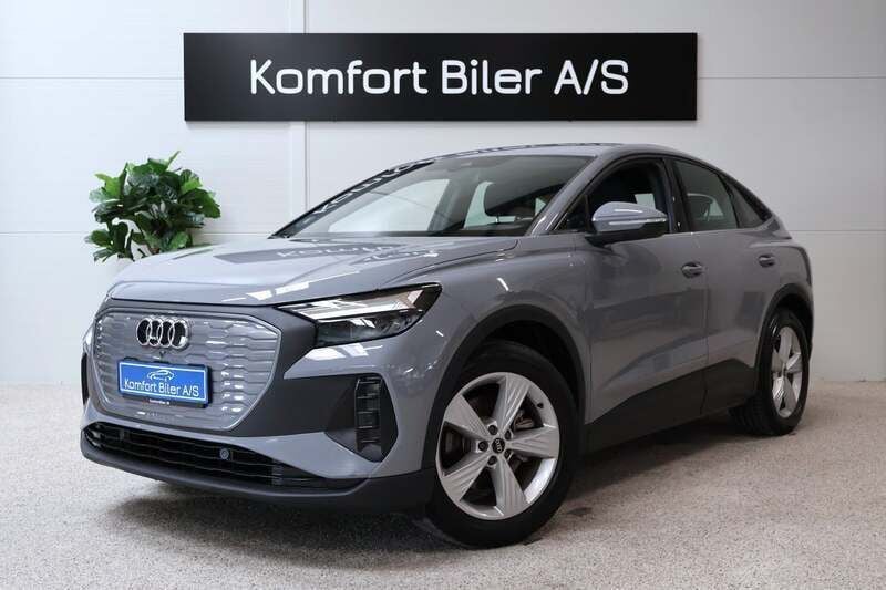 Grå Brugt 2021 Audi Q4 Sportback e-tron SUV | 224.900 kr. (Fair pris) - Billede 1/4