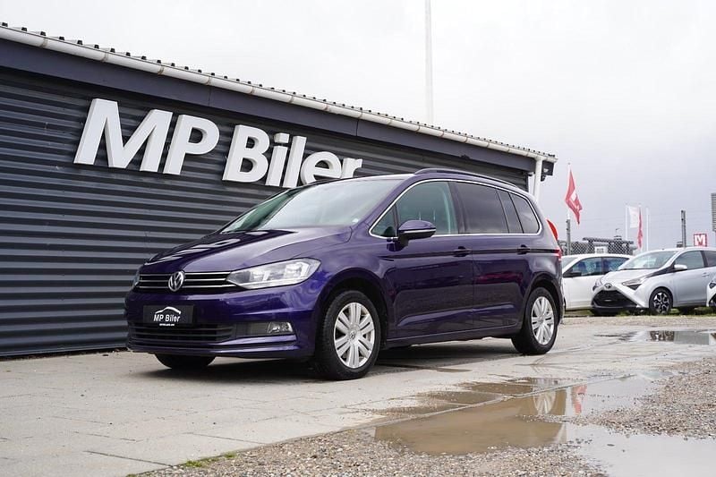 Blåmetal Brugt 2018 VW Touran Comfortline MPV | 219.700 kr. (Fair pris) - Billede 1/4