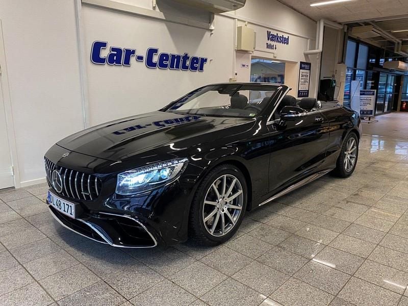 Sortmetal Brugt 2019 Mercedes S63 AMG AMG Cabriolet | 1.150.000 kr. - Billede 1/4