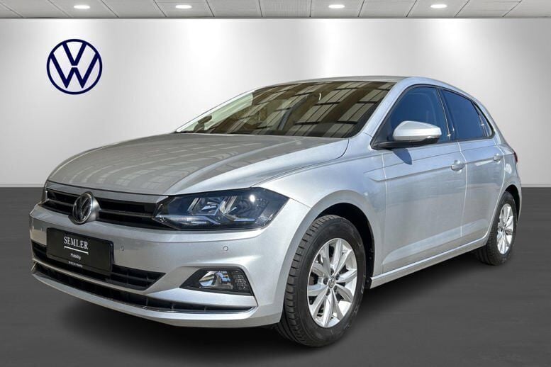 Sølvmetal Brugt 2020 VW Polo Highline Hatchback | 169.990 kr. (Fair pris) - Billede 1/4