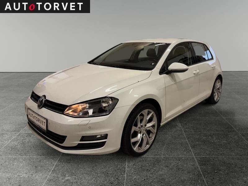 Hvid Brugt 2015 VW Golf VII Trendline Hatchback | 89.700 kr. (Super pris) - Billede 1/4