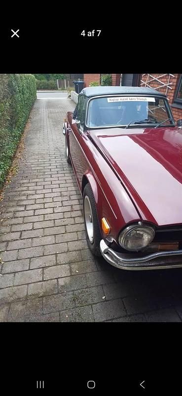 Brugt Triumph TR6 1972 Cabriolet