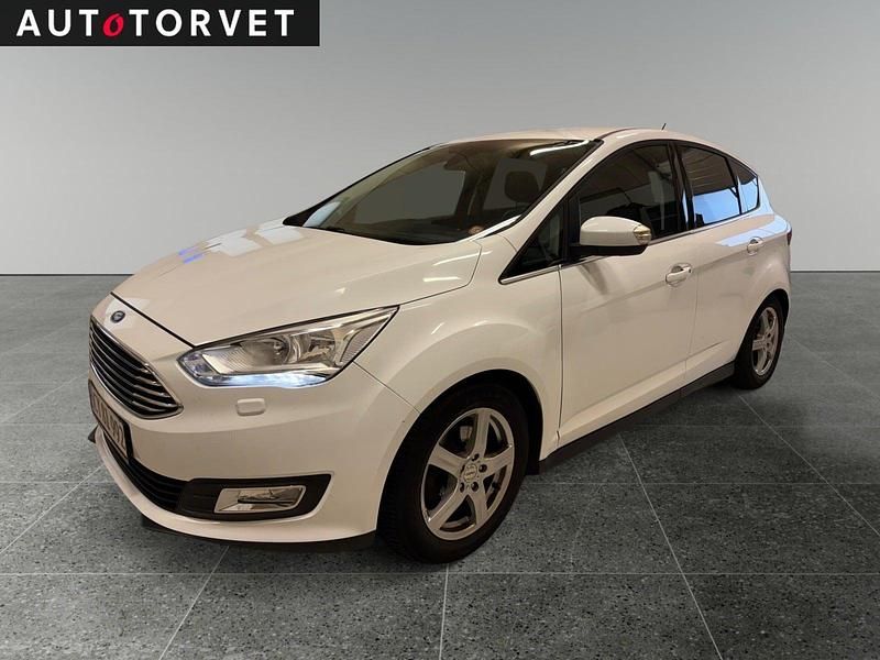 Hvid Brugt 2017 Ford C-MAX Titanium MPV | 74.700 kr. (Super pris) - Billede 1/4