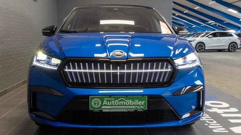 Brugt Skoda Enyaq iV SportLine 150 kW (204 HK) 2023 Blåmetal SUV