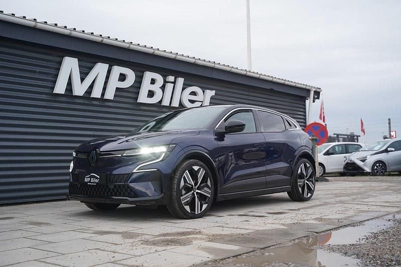 Blåmetal Brugt 2023 Renault Megane E-Tech Iconic Hatchback | 214.900 kr. (Lidt for dyr) - Billede 1/4
