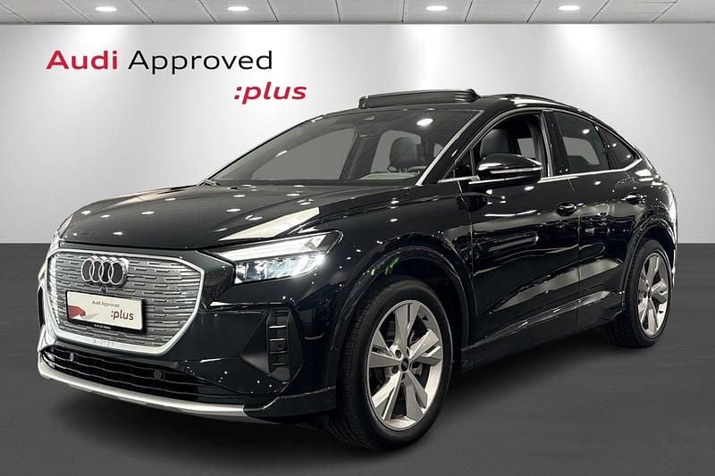 Sortmetal Brugt 2024 Audi Q4 Sportback e-tron SUV | 399.900 kr. - Billede 1/4