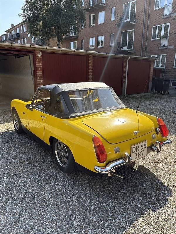 Brugt MG Midget 65 HK (47 kW) 1970 Gul Cabriolet