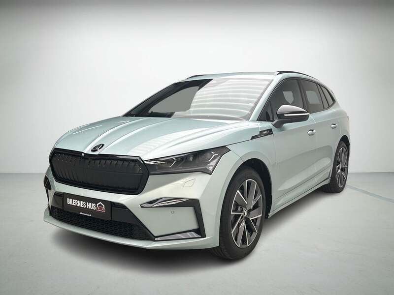 Turkismetal Ny 2024 Skoda Enyaq iV SportLine SUV | 394.600 kr. (Fair pris) - Billede 1/4