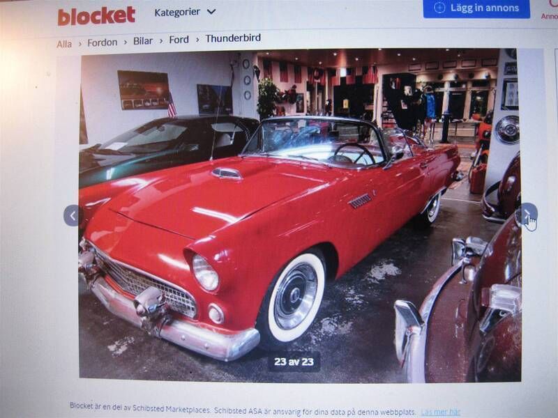 Brugt 1956 Ford Thunderbird | 290.000 kr. - Billede 1/4